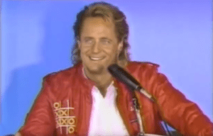 Shadoe Stevens with his Sennheiser MD421 on "The Hollywood Squares" (1988)