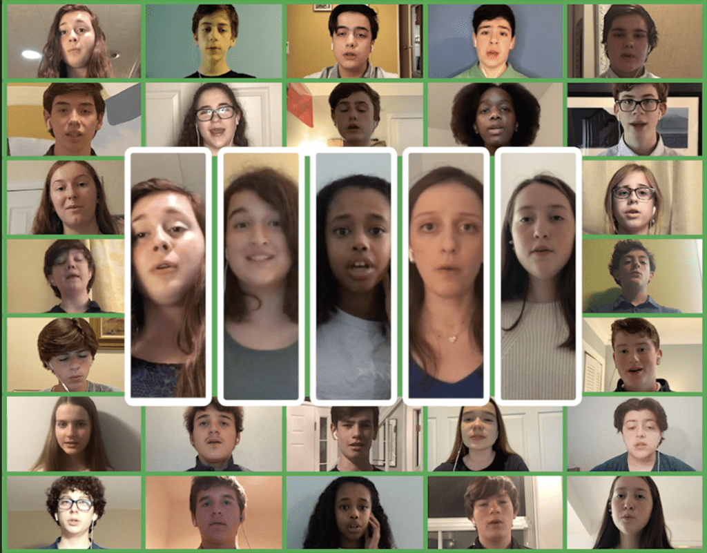 The "grid video" from the St. Patrick's Class of 2020