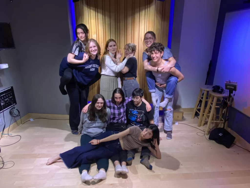 The 2022-2023 Mount Holyoke College Victory Eights at Undisclosed Location Studios, March 2023